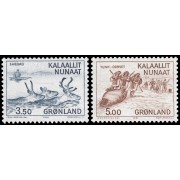 Groenlandia 119/20 1981 1000 años de Colonización de Groenlandia MNH