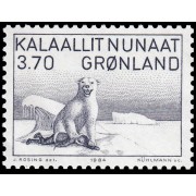 Groenlandia 135 1984 Oso Polar Ursus maritimus MNH