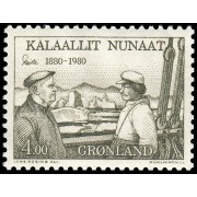 Groenlandia 113 1980 100 aniv. del nacimiento de Ejnar Mikkelsen MNH