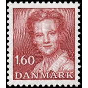 Dinamarca  Denmark 749 1982 Reina Margarita II serie 2 MNH