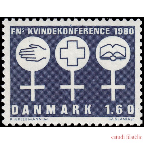 Dinamarca  Denmark 702 1980 Decenio de la Mujer ONU MNH