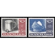 Dinamarca  Denmark 711/12 1980 Artesanía antigua MNH