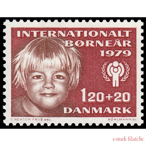 Dinamarca  Denmark 677 1979 Año internacional de la infancia MNH