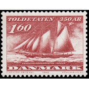 Dinamarca  Denmark 750 1982 350 aniv. del servicio de aduanas MNH