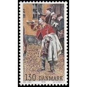 Dinamarca  Denmark 630 1976 HAFNIA 76 Exposición Internacional de Sellos, Copenhague MNH