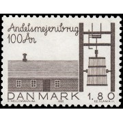 Dinamarca  Denmark 763 1982 Centenario de la granja lechera en Hjedding MNH