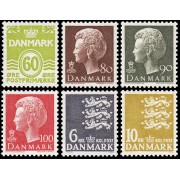 Dinamarca  Denmark 623/28 1976 Serie corriente MNH