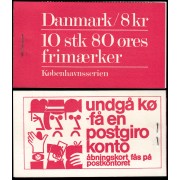 Dinamarca  Denmark 620 C620 1976 Paisajes de Copenhague Carnet MNH