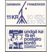 Dinamarca  Denmark 708 C708 1980 Paisajes de Jutlandia norte Carnet MNH