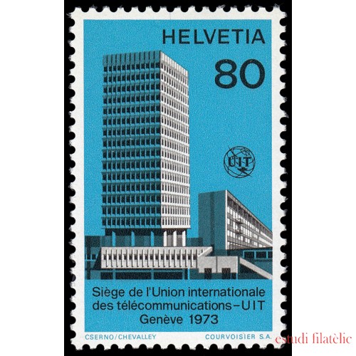 Suiza Switzerland Servicios 441 1973 Nuevo edificio MNH