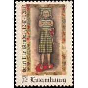 Luxemburgo 1386 1997 750 aniv. de la ascensión de Enrique V MNH