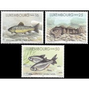 Luxemburgo 1387/89 1998 Fauna Peces MNH