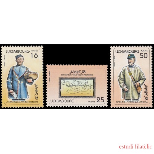 Luxemburgo 1398/00 1998 Exposición Filatélica Internacional JUVALUX 98 MNH