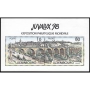 Luxemburgo HB 17 1998 Vista histórica de la ciudad de Luxemburgo MNH