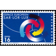 Luxemburgo 1375 1997 Región Europea de Sarre-Lorena-Luxemburgo Sar-Lor-Lux MNH