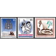 Luxemburgo 1370/72 1997 Aniversarios MNH