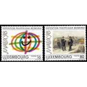 Luxemburgo 1373/74 1997 Exposición Filatélica Internacional JUVALUX 98