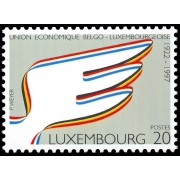 Luxemburgo 1367 1997 75 aniv. de la Unión Económica Bélgica-Luxemburgo MNH