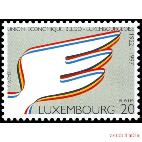 Luxemburgo 1367 1997 75 aniv. de la Unión Económica Bélgica-Luxemburgo MNH