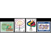 Luxemburgo 1342/45 1996 Aniversarios MNH