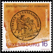 Luxemburgo 1353 1996 Bicentenario del Registro y Administración de Bienes MNH