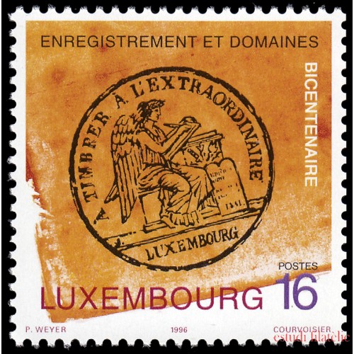 Luxemburgo 1353 1996 Bicentenario del Registro y Administración de Bienes MNH