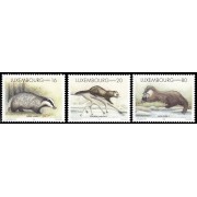 Luxemburgo 1350/52 1996 Fauna en peligro de extinción MNH