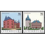 Luxemburgo 1325/26 1995 Turismo Castillos MNH