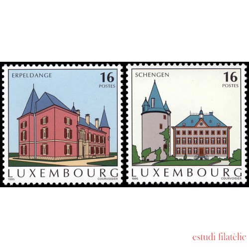 Luxemburgo 1325/26 1995 Turismo Castillos MNH