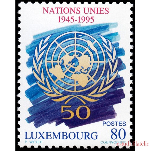 Luxemburgo 1322 1995 50 Aniv. de las Naciones Unidas MNH