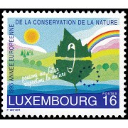 Luxemburgo 1323 1995 Año Europeo de la Conservación de la Naturaleza MNH