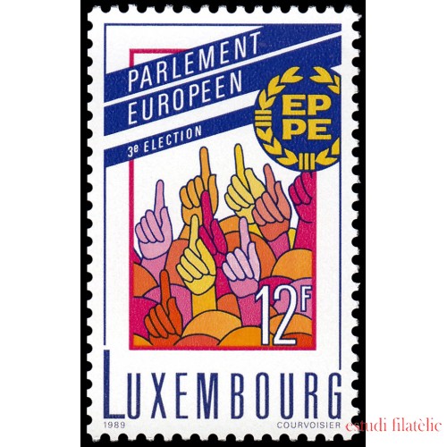 Luxemburgo 1172 1989 Terceras elecciones directas al Parlamento Europeo MNH