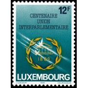 Luxemburgo 1173 1989 Centenario de la Unión Interparlamentaria MNH