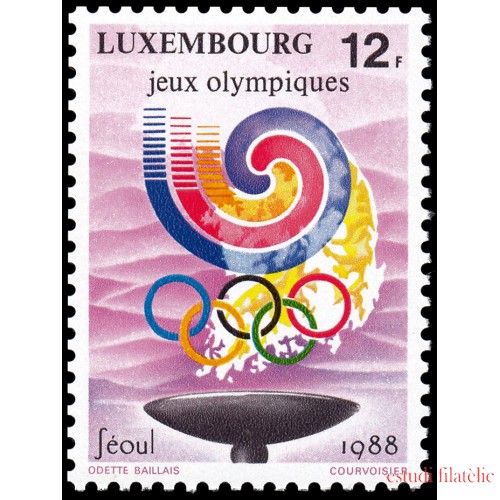 Luxemburgo 1159 1988 Juegos Olímpicos de Verano de 1988, Seúl MNH