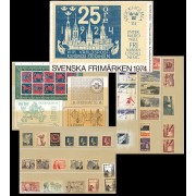 Suecia 1974 en carpeta oficial 