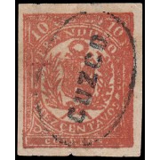 Perú Cuzco 3 1881/85 Sellos de Arequipa de 1882- 85 con sobrecarga MH