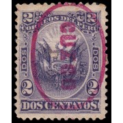 Perú Cuzco 13 1984 Sellos de Perú de 1874-84 con sobrecarga MH