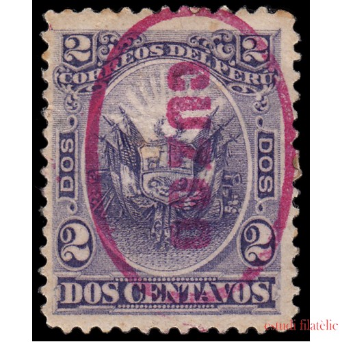 Perú Cuzco 13 1984 Sellos de Perú de 1874-84 con sobrecarga MH