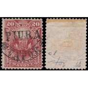 Perú Piura 10 1884 Sellos de Perú de 1881-82 con sobrecarga MH