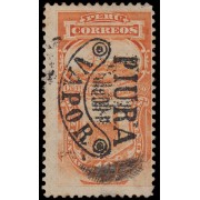 Perú Piura 12 1884 Sellos-tasas de Perú de 1874-79 con sobrecarga Usado