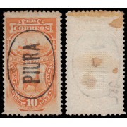 Perú Piura 12 1884 Sellos-tasas de Perú de 1874-79 con sobrecarga MH