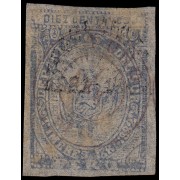 Perú Puno 2 1882/85 Sellos de Arequipa de 1882-85 con sobrecarga MH