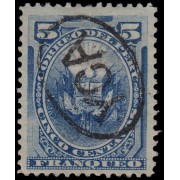 Perú Yca 2 1884 Sellos de Perú de1874-85 con sobrecarga negra o violeta MH