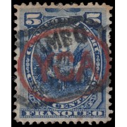 Perú Yca 2a 1884 Sellos de Perú de1874-85 con sobrecarga negra o violeta Usado