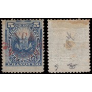 Perú Yca 6 1884 Sellos de Perú de1874-85 con sobrecarga MH