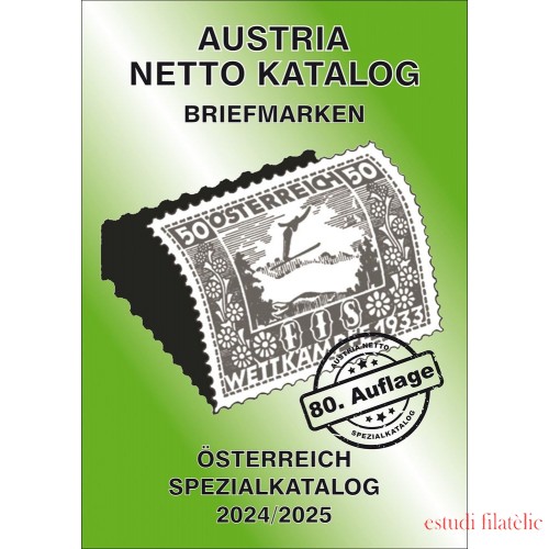 Catálogo Austria Netto (ANK) Sellos Catálogo especial Austria 2024/2025