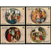 Burundi 837/40 1980 Navidad MNH