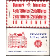 Dinamarca  Denmark 627-C 1976 Carnet MNH