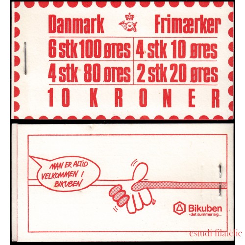 Dinamarca  Denmark 626-C 1976 MNH