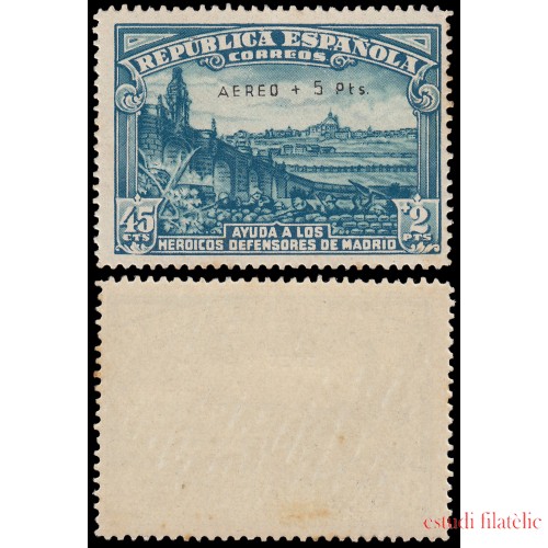 España Spain 759 1938 Defensa de Madrid MNH 